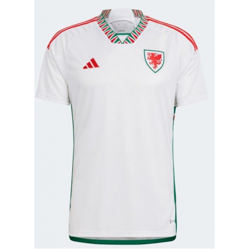 Maillot de foot Pays de Galles Extérieur Monde 2022 Manches Courte